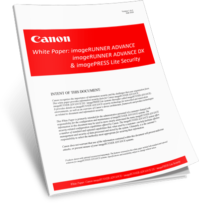 Canon iRADV Security Whitepaper