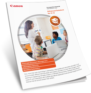 imageRUNNER Advance for K-12