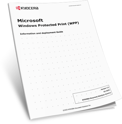 Kyocera KDA Windows Protected Print Info Deployment Guide 