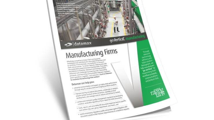 Industry Snapshot: Manufacturing