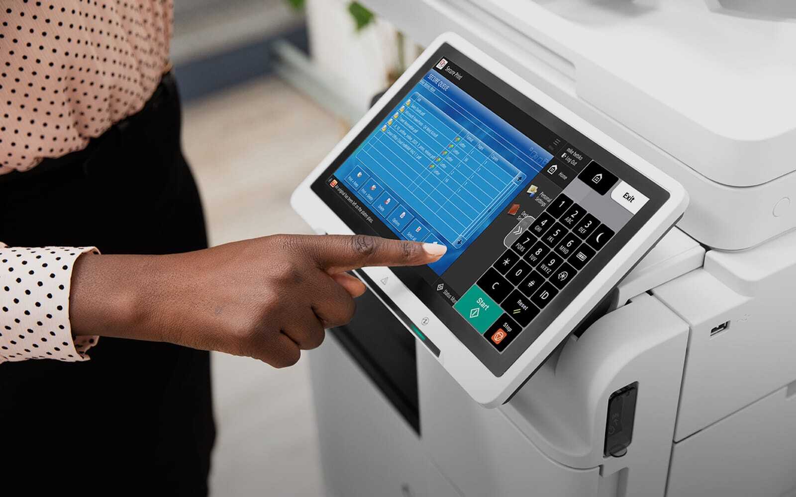 How Can I Quickly Set Up Initial Security Settings on My Canon Copier?