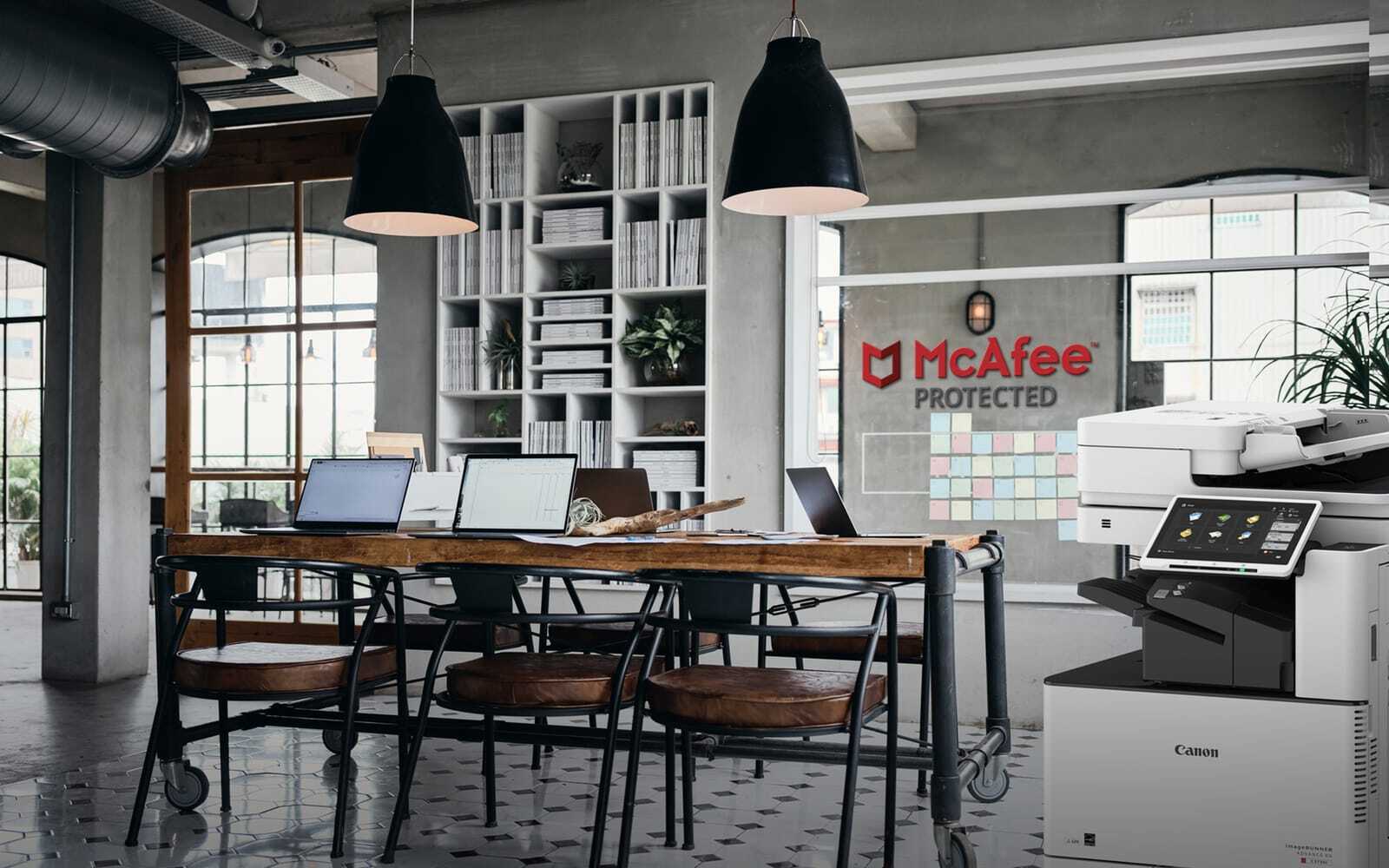 McAfee Embedded Control Enhances Endpoint Security on Canon MFPs