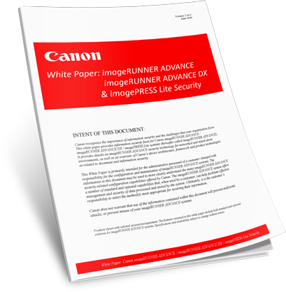 Canon iRADV Security Whitepaper