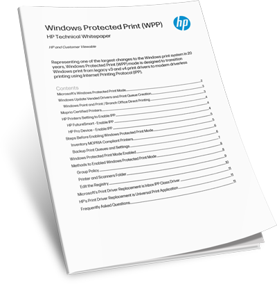 HP Windows Protected Print Whitepaper
