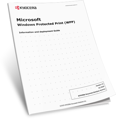 Kyocera KDA Windows Protected Print Info Deployment Guide 