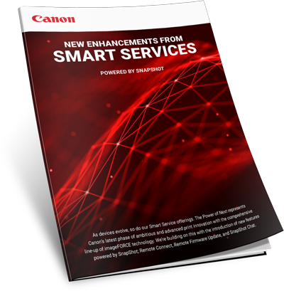 Canon New Enhancements From Smart Services